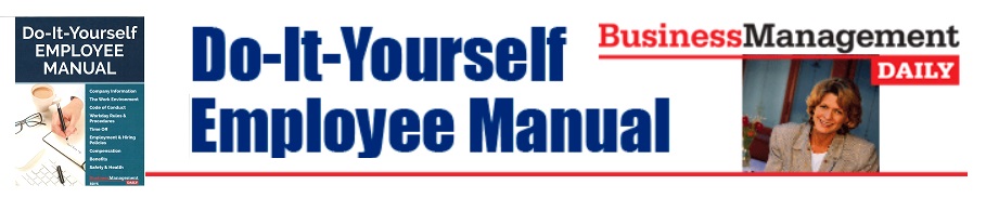 Do-It-Yourself Employee Manual