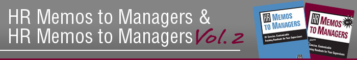 HR Memos to Managers, Vols. 1 and 2