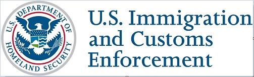 US Immigration and Customs Enforcement logo US Immigration and Customs Enforcement logo