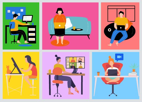 Options for long-term employee telework agreements